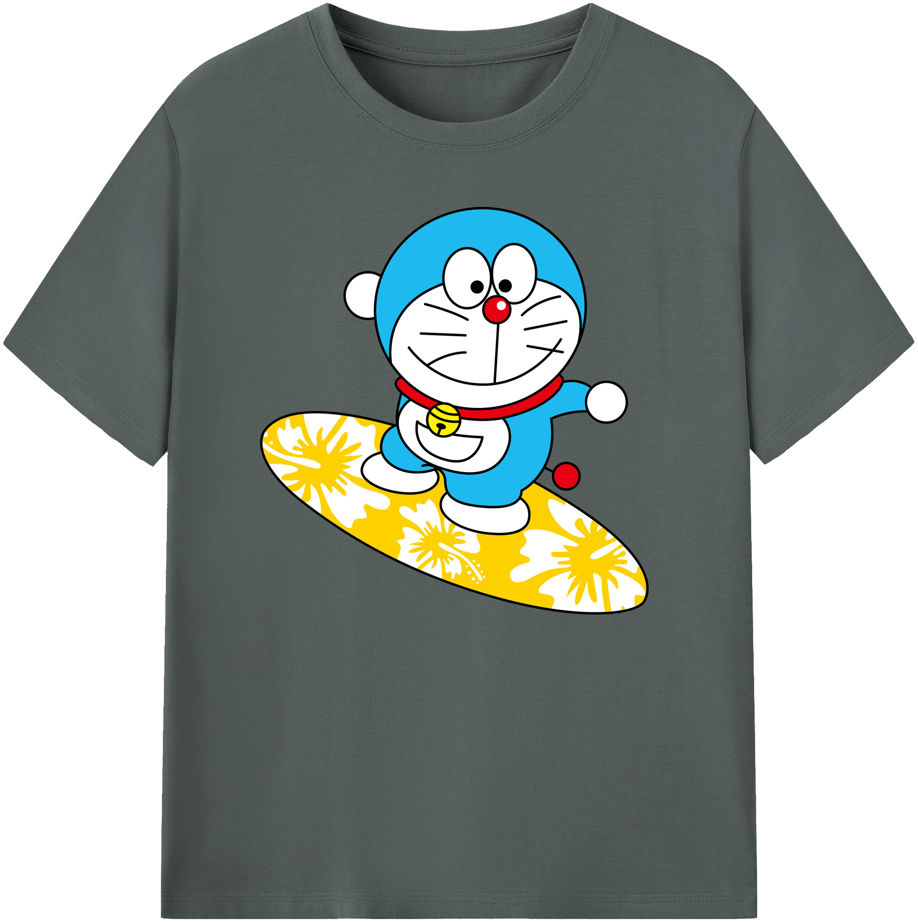 （画像用） ドラえもん Doraemon 綿100％ メンズ半袖Tシャツ｜肌触りやわらか＆通気性